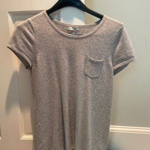 100% Cashmere short sleeve sweater